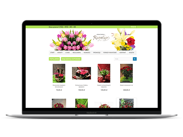 rogatka.pl Shoper kwiaciarnia internetowa - Aktynova
